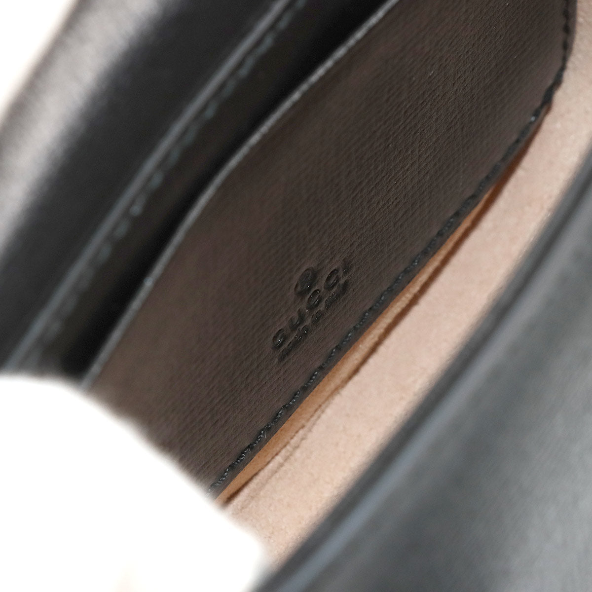 Horsebit 1955 Mini Chain Hand Hand Shoulder Bag Leather 726863