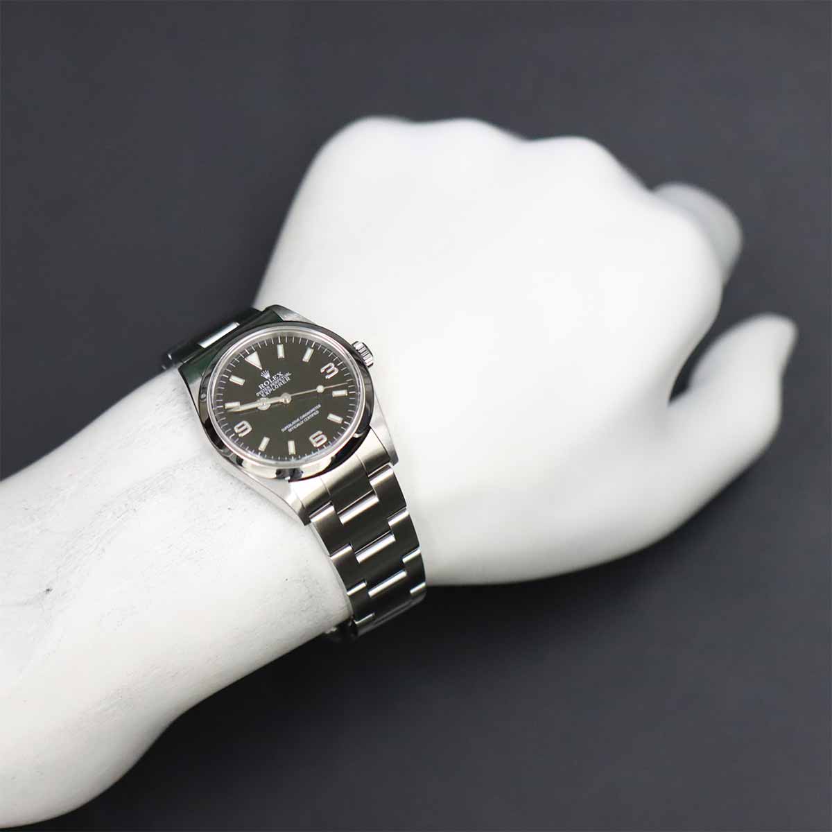 Explorer 1 14270 Serial P Automatic Black Dial Mens Watch