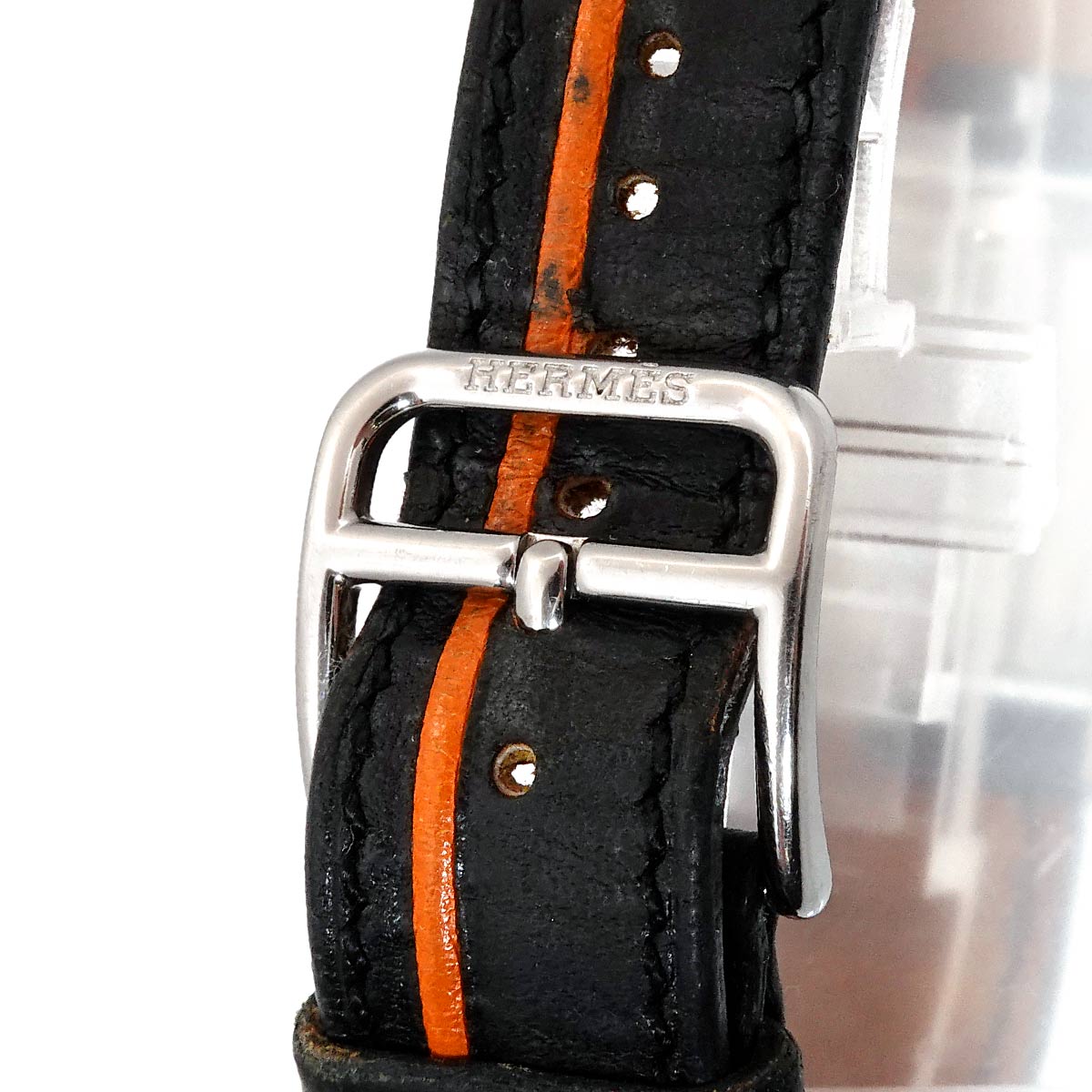 H Watch Orange Black Dial Quartz Ladies HH1 210 Watch