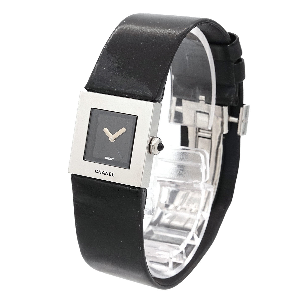 Matelasse H0116 Quartz Black Dial Ladies Vintage Watch