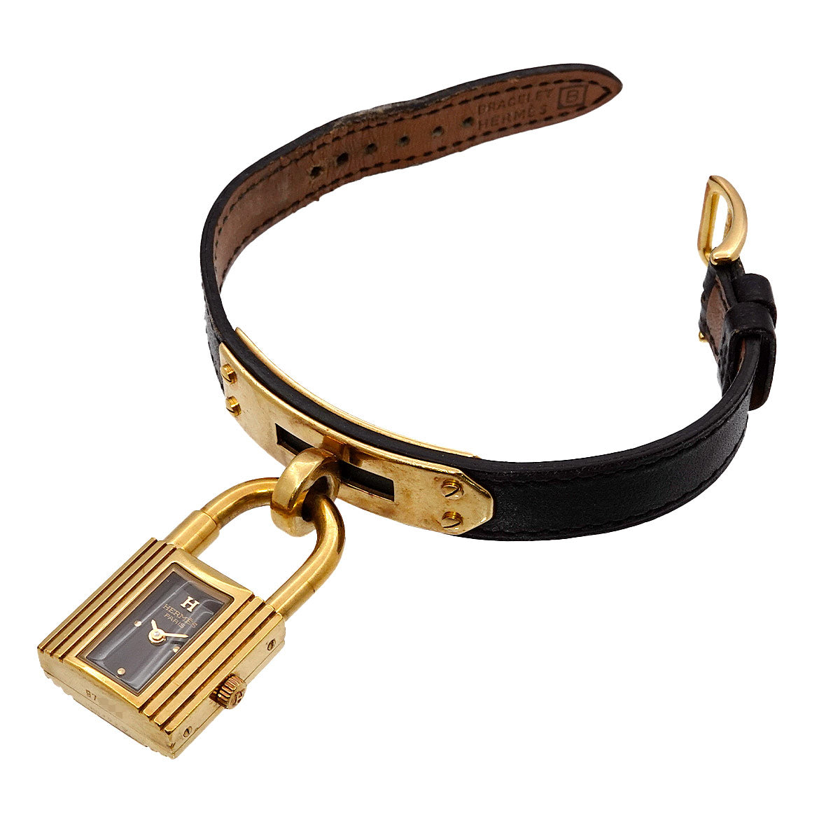 KELLY Watch Quartz Black Dial Leather Ladies Watch