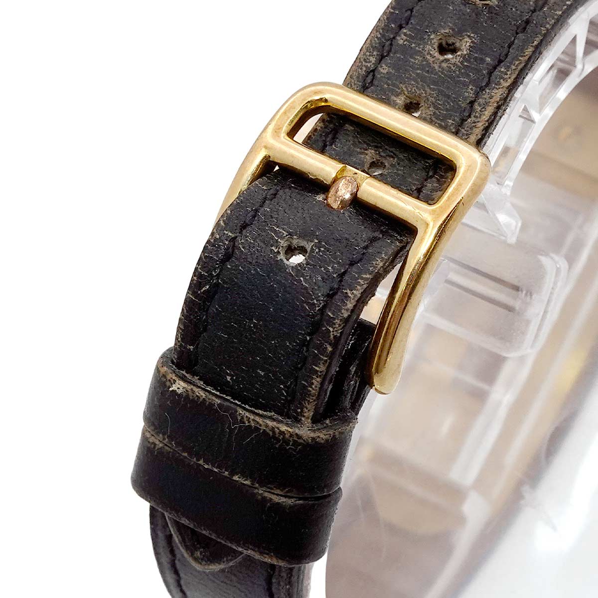 KELLY Watch Quartz Black Dial Leather Ladies Watch