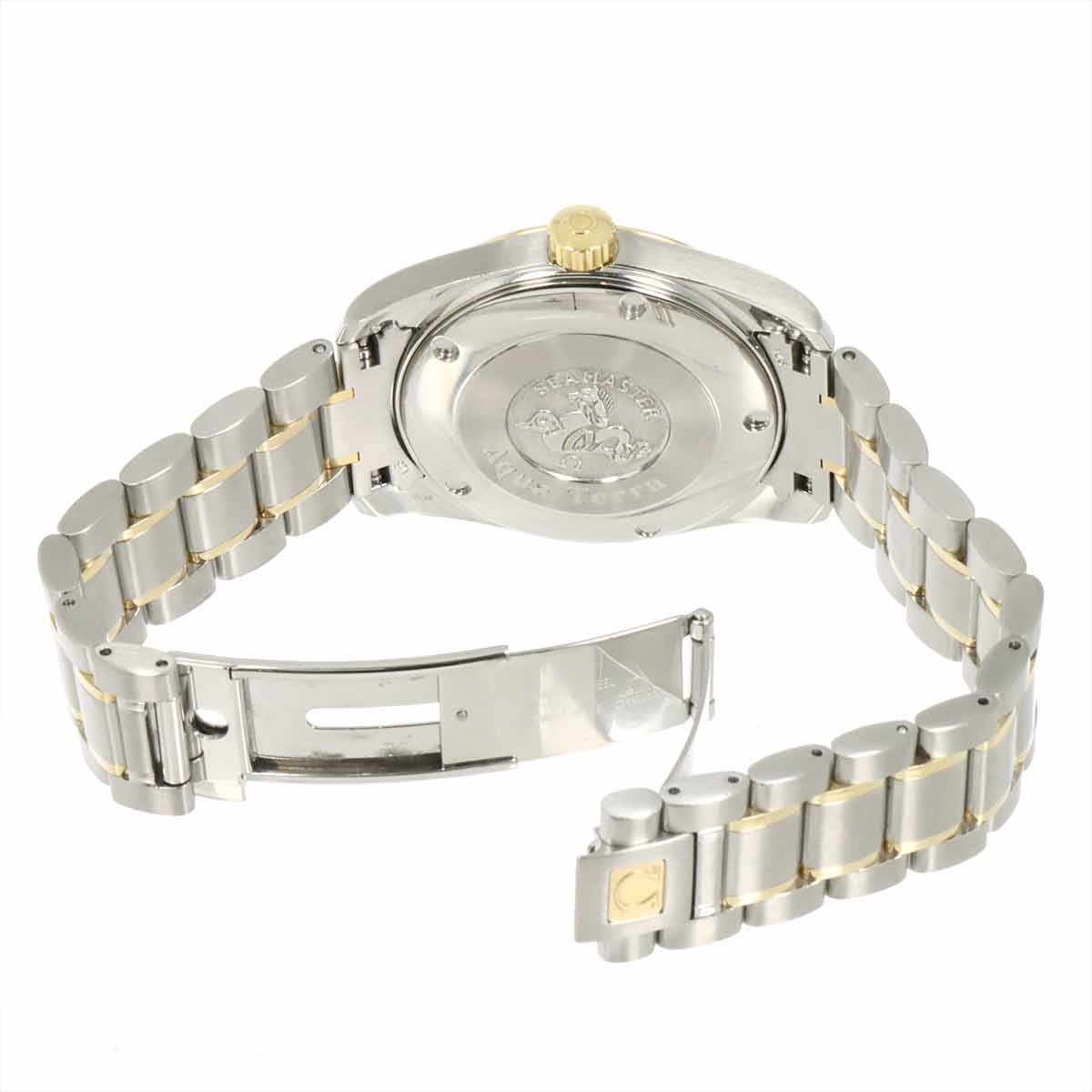 Seamaster Aqua Terra 2318.30 Date Quartz YG Mens Watch