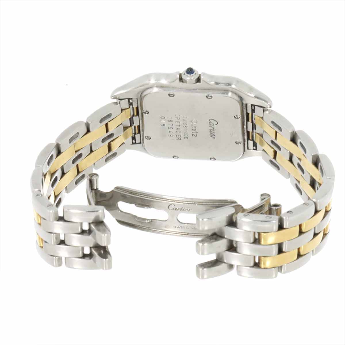 Panthere MM 2Row W25028B6 YG Quartz Date Cream Dial Boys