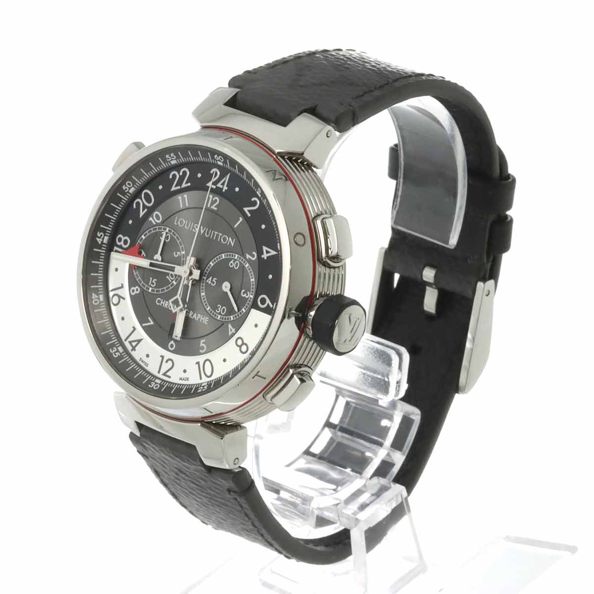 Tambour Q1A40 Automatic Gray Dial Mens Watch