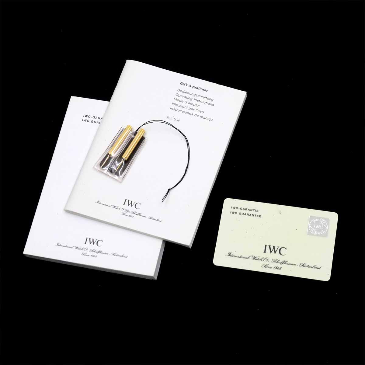 GST Aqua Timer IW353602 Automatic Black Dial Mens Watch