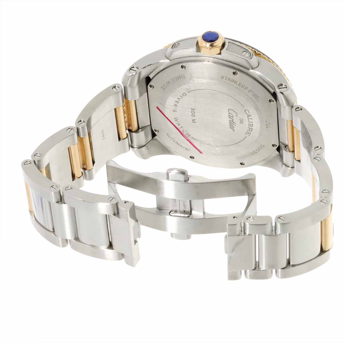 Caliber de Cartier Diver W7100054 Date 750 PG Black Dial Mens