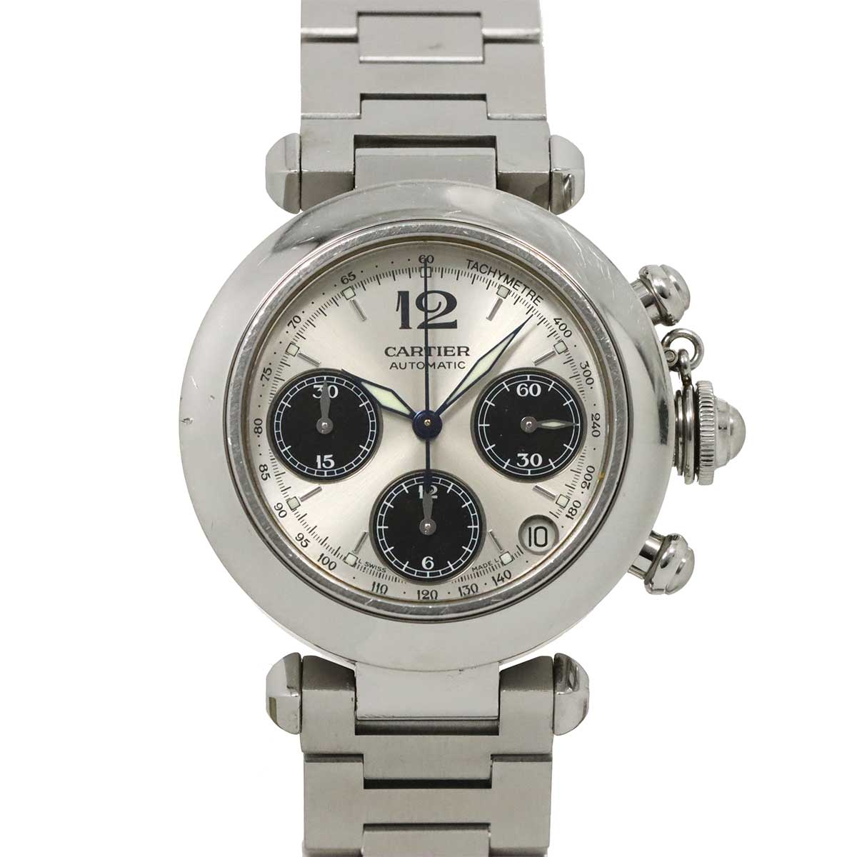 Pasha C Chronograph W31048M7 Automatic Silver Dial Boys Watch