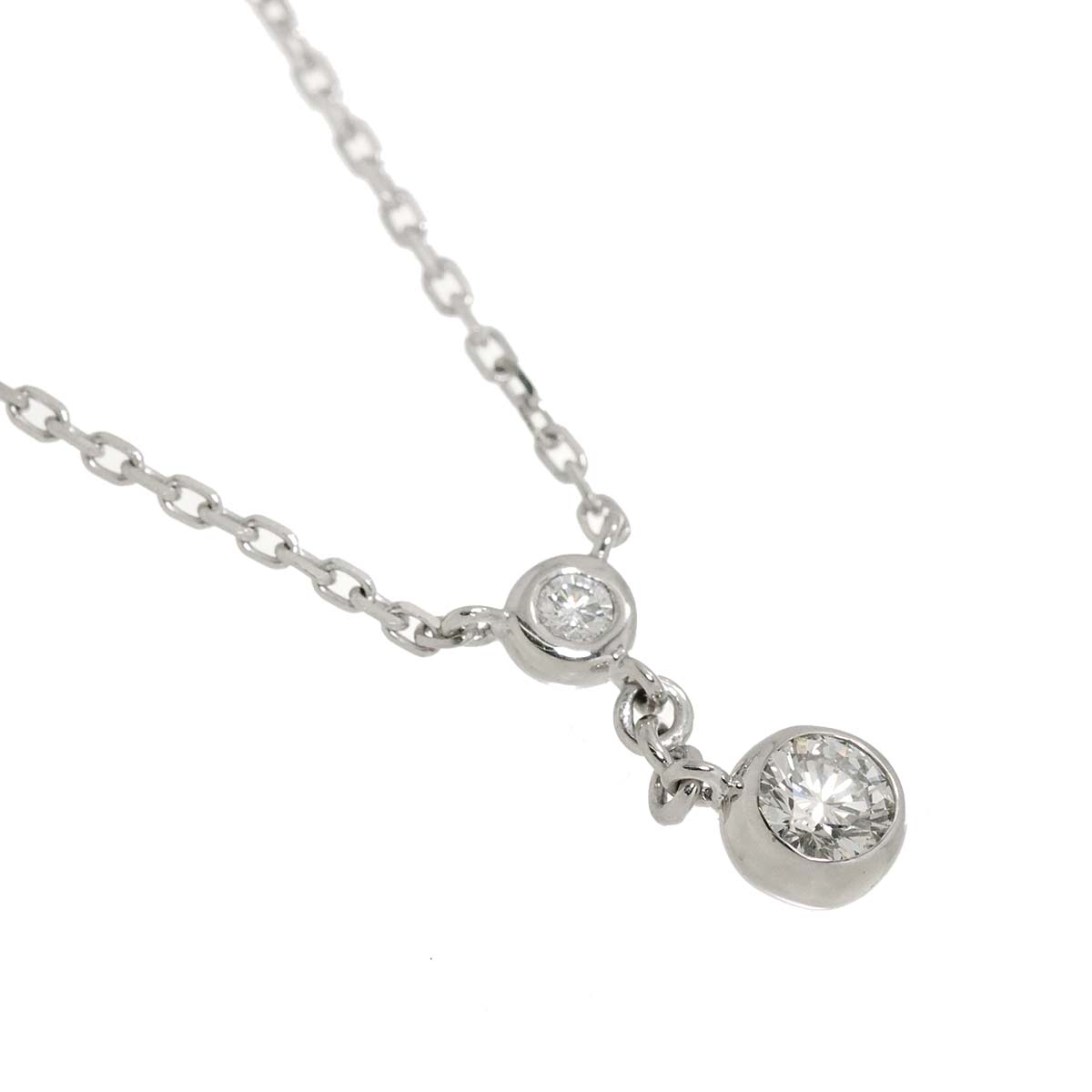 Perlita Diamond 0.16ct Necklace 18K White Gold 750