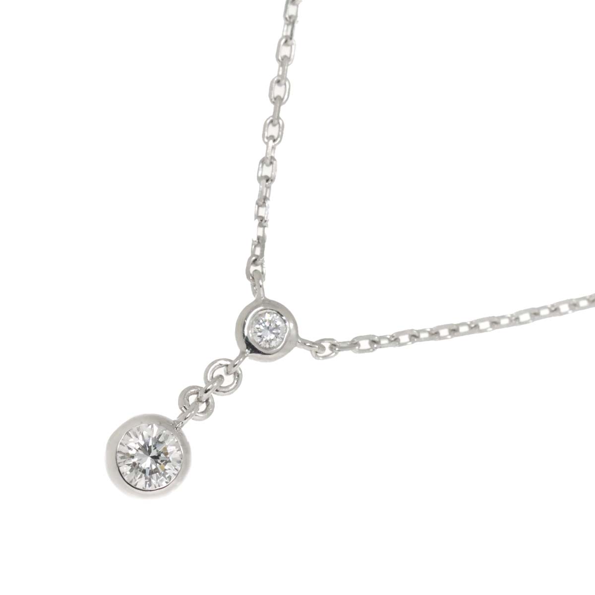 Perlita Diamond 0.16ct Necklace 18K White Gold 750