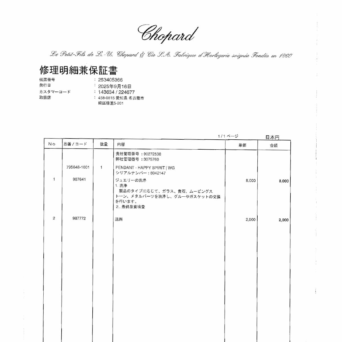 Spirit Heart Sapphire Necklace 18K White Gold 750