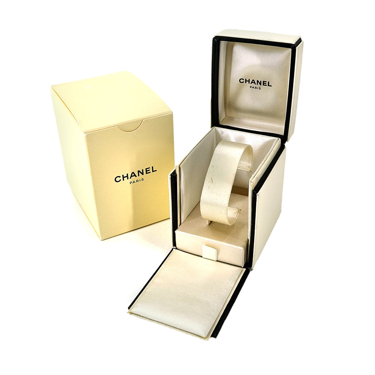 Matelasse Two Tones watch H0475 Quartz Black Dial Ladies