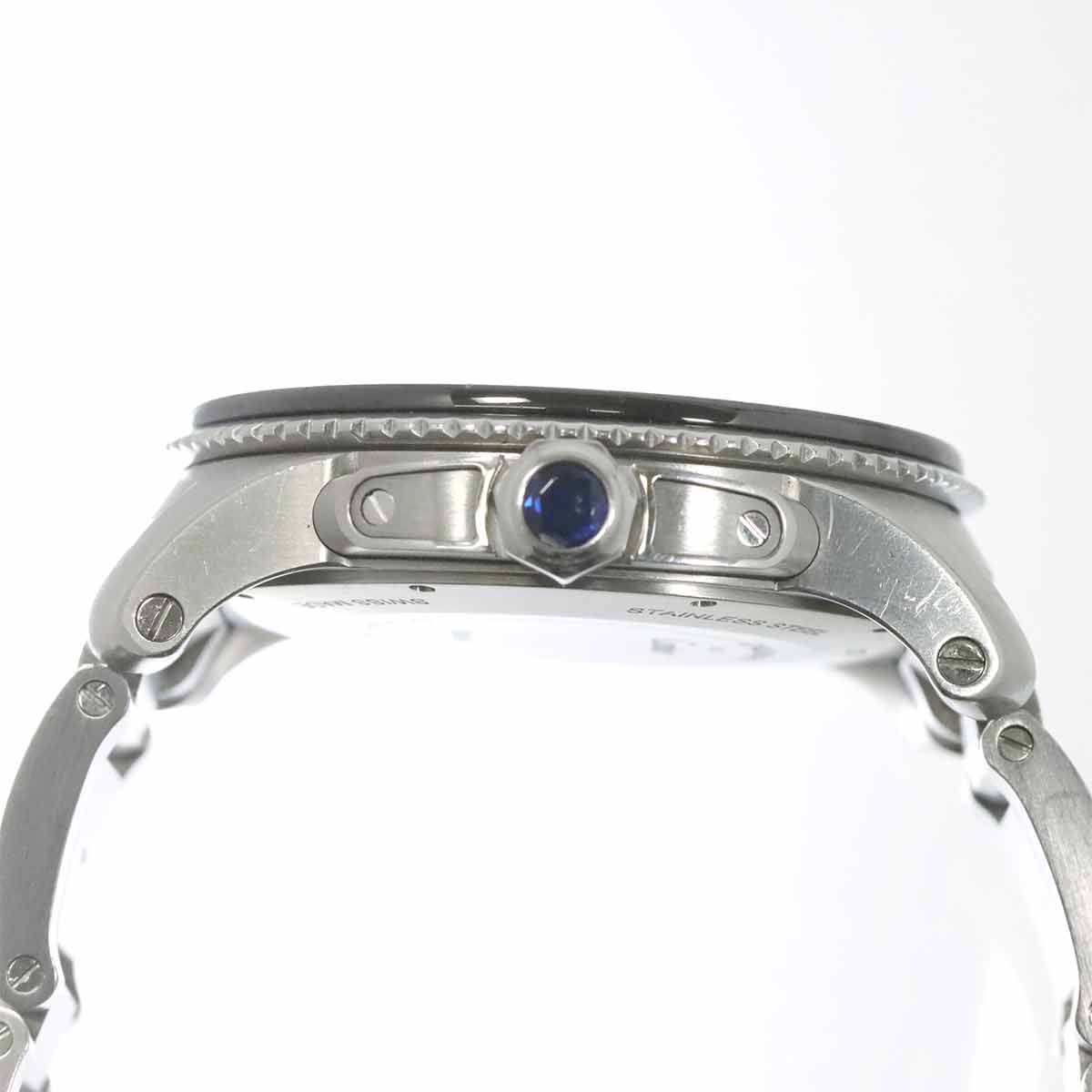 Calibre de Cartier Diver W7100057 Date Black Dial Mens Watch