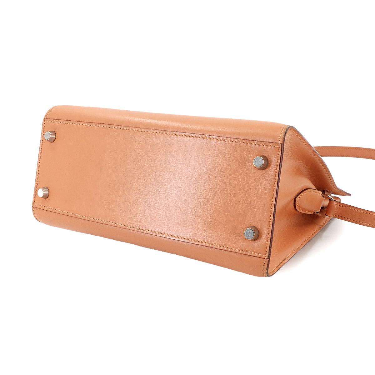 Kelly Sport MM Shoulder Bag Box Calf Leather Pink Purse 90272945