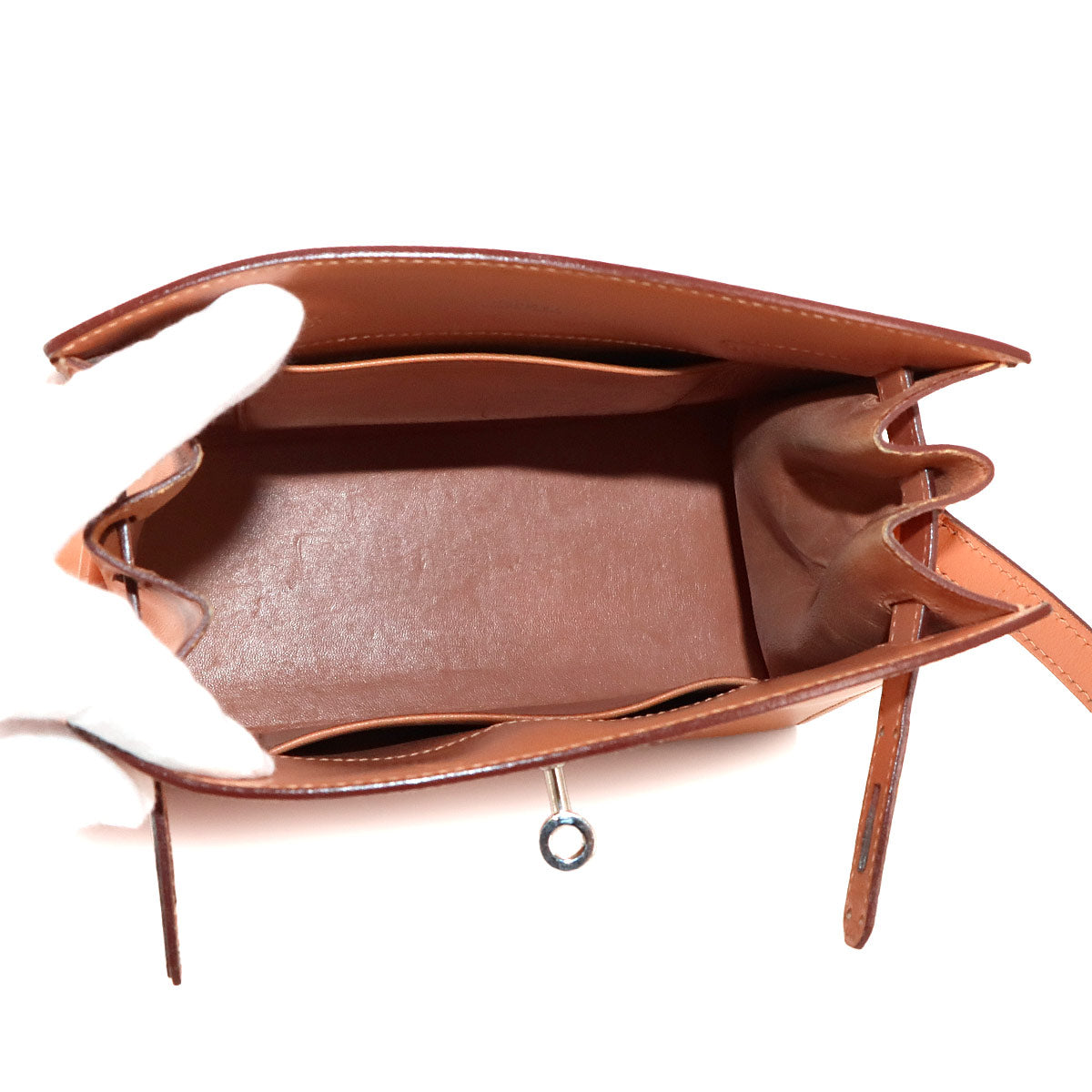 Kelly Sport MM Shoulder Bag Box Calf Leather Pink Purse 90272945