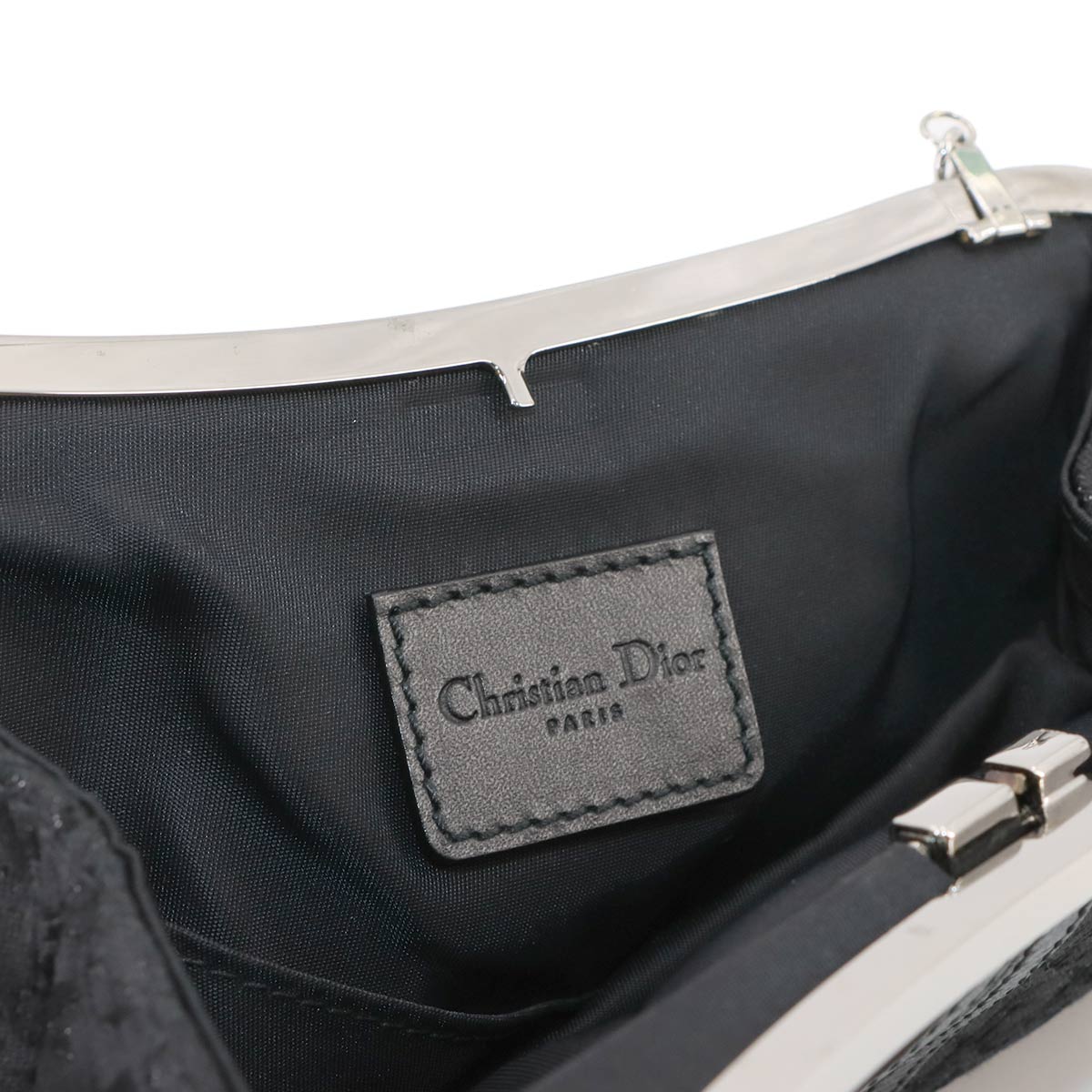 Trotter Saddle Mini Hand Bag Canvas Leather Black