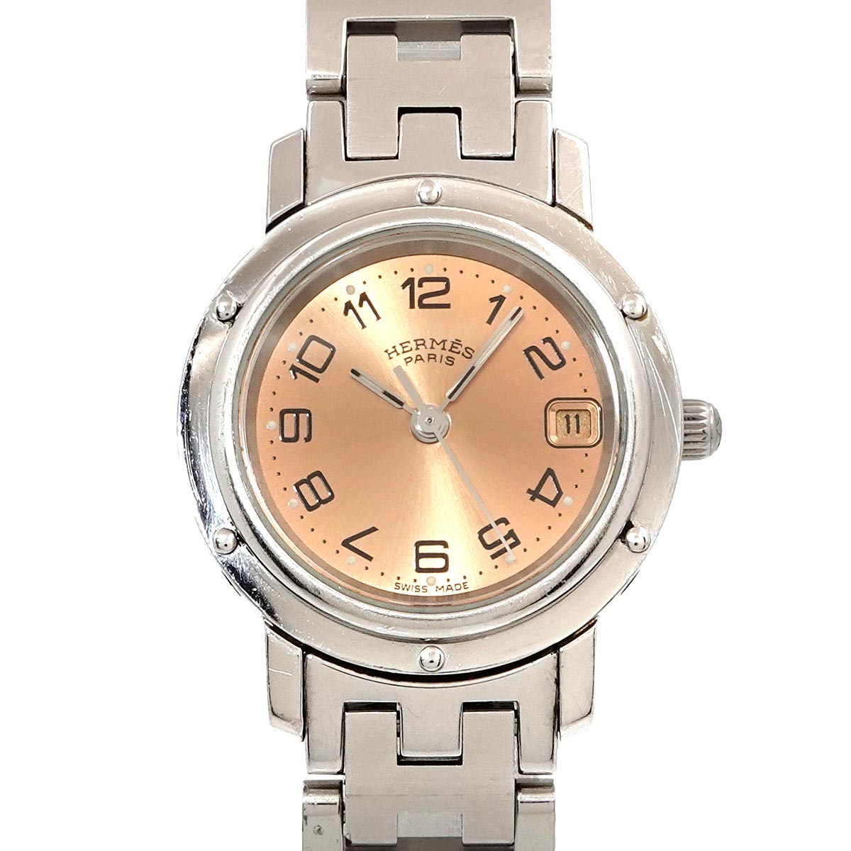 Clipper CL4 210 Date Pink Dial Quarts Ladies Watch