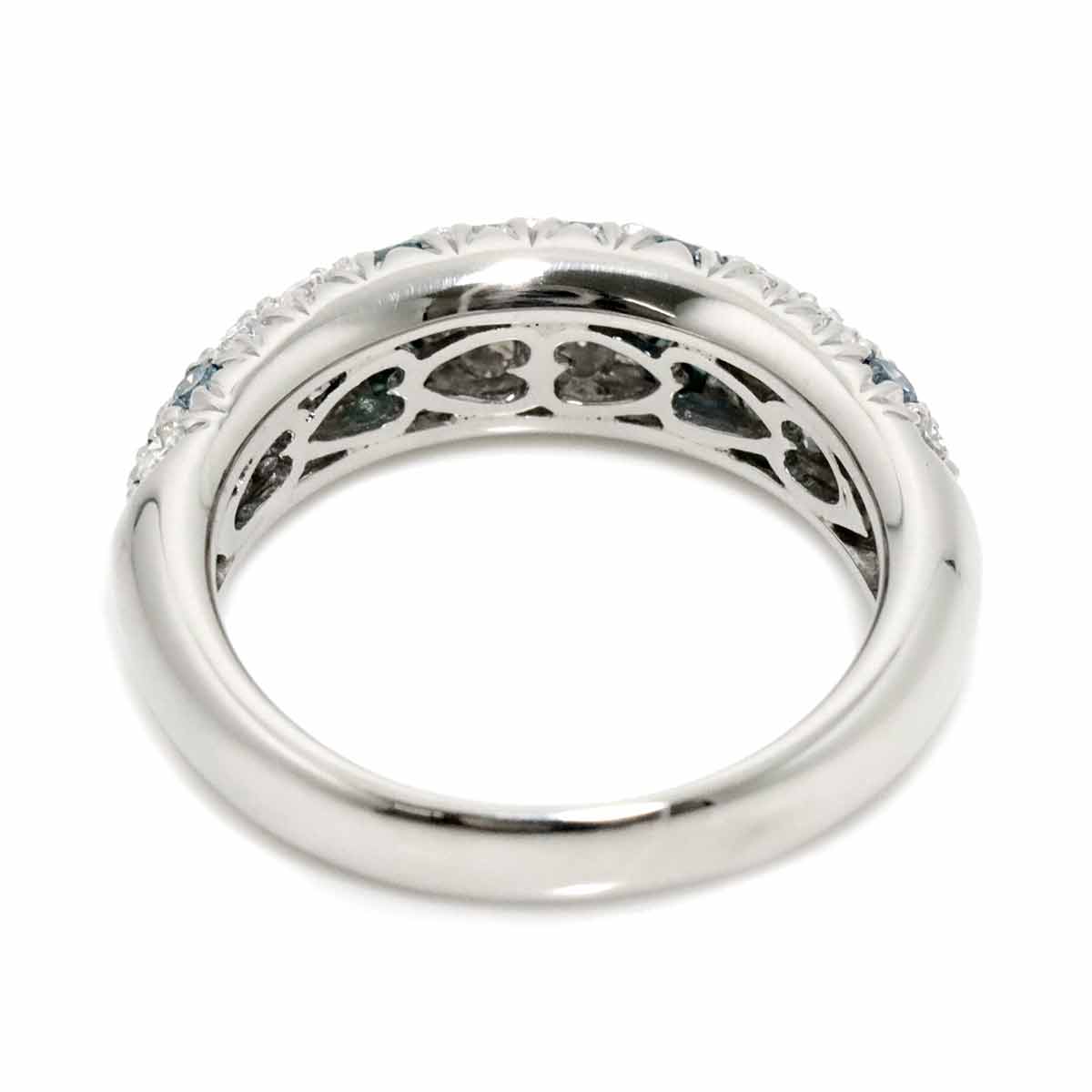 Diamond 0.66ct Treat Diamond 0.52ct Ring Pt Platinum size6.5-6.75(US)
