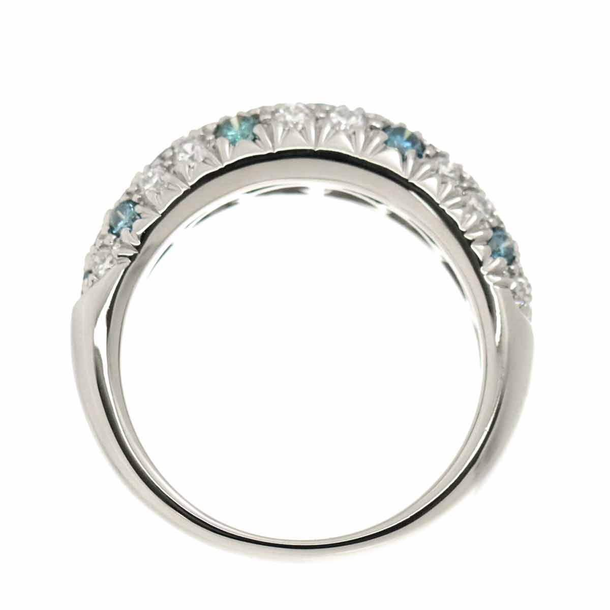 Diamond 0.66ct Treat Diamond 0.52ct Ring Pt Platinum size6.5-6.75(US)