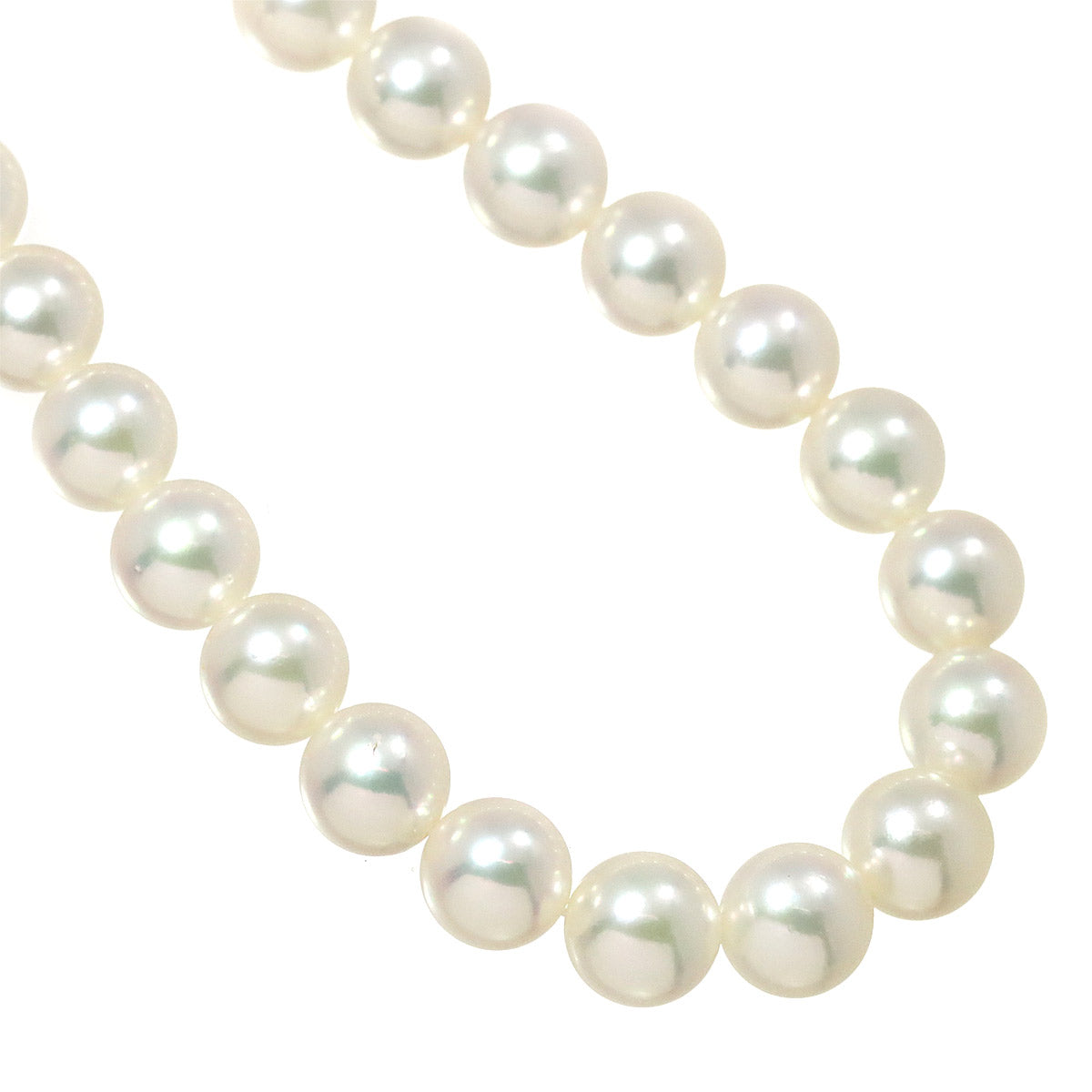 Akoya Pearl 8.0-7.5mm Necklace SV Silver