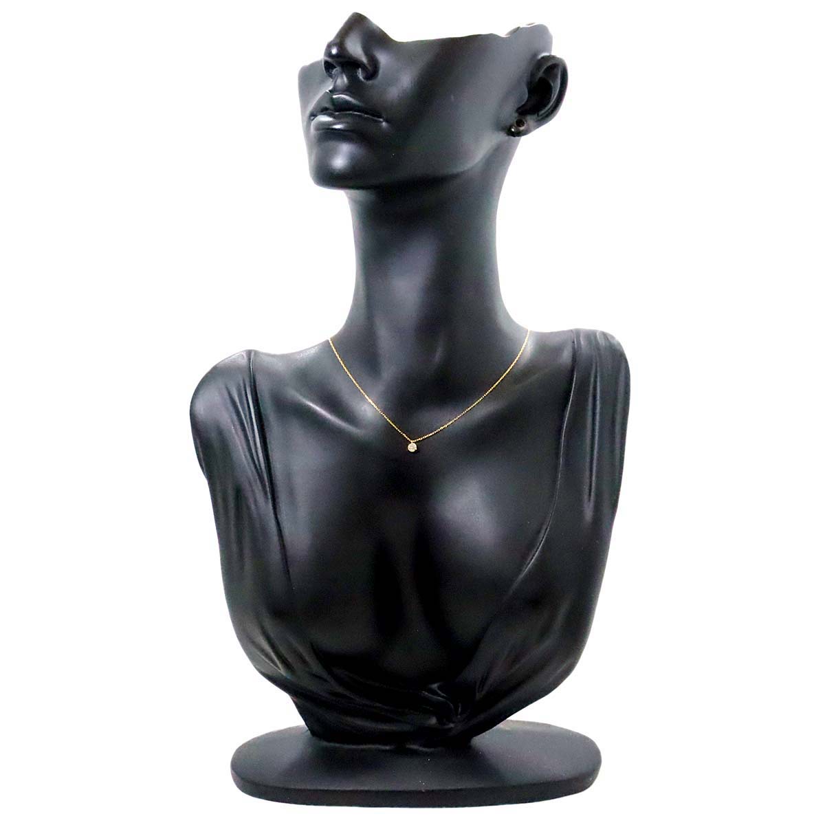 Diamond 0.10ct Necklace 18K YG Yellow Gold 750