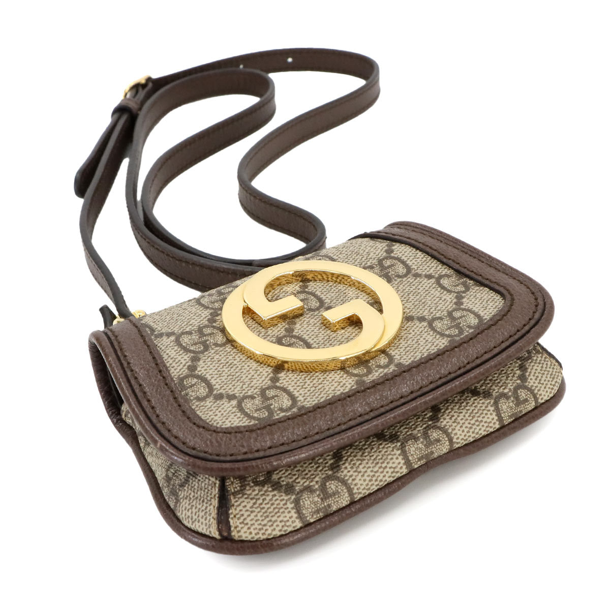 Interlocking G Blondie card case Shoulder Bag GG Supreme canvas 90273676