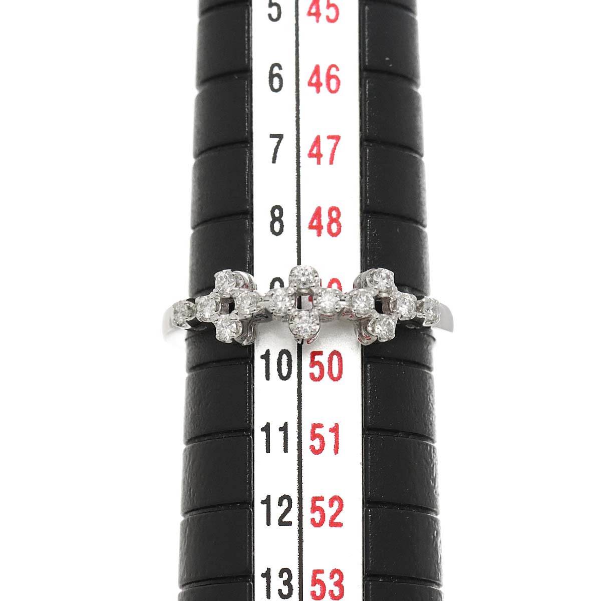 VENDOME Diamond 0.15ct Ring 18K WG 750 Size4.75-5(US)