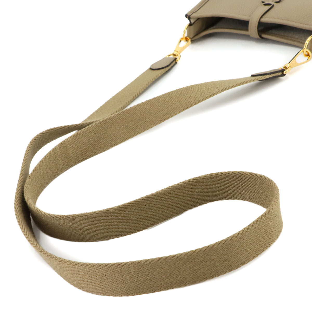 Evelyne Amazone TPM Shoulder Bag Taurillon Clemence Beige Marfa 90274193