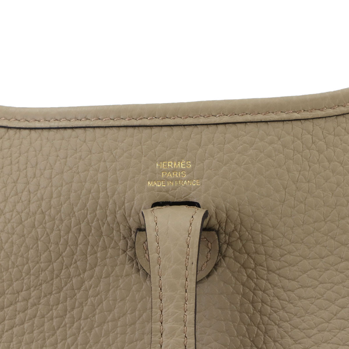 Evelyne Amazone TPM Shoulder Bag Taurillon Clemence Beige Marfa 90274193