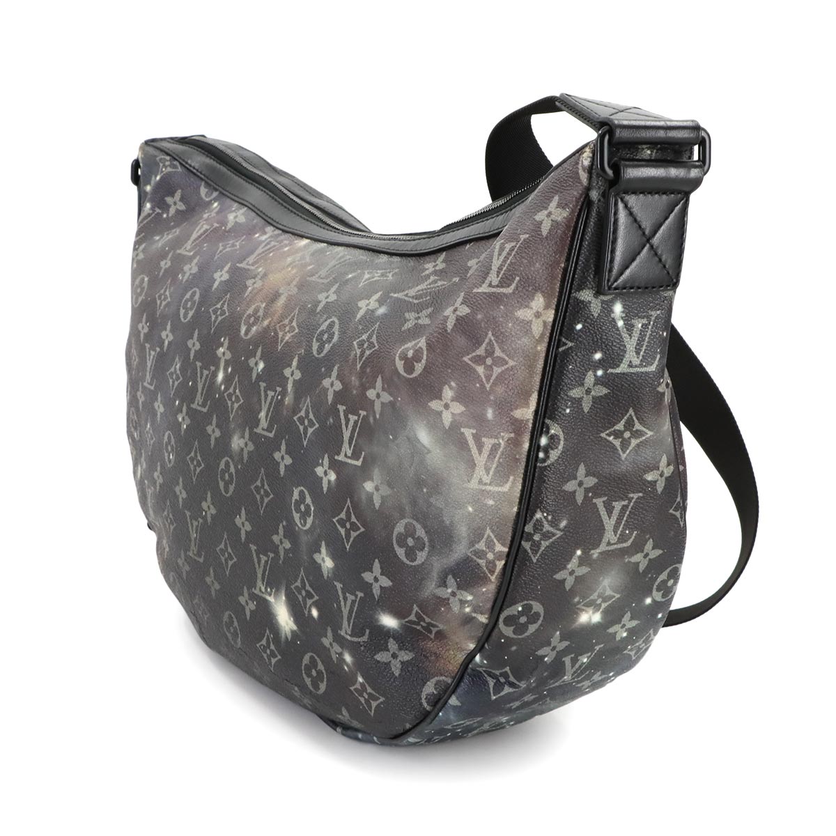 Monogram Galaxy Alpha Hobo Shoulder Bag Grey M44164 Purse 90274214