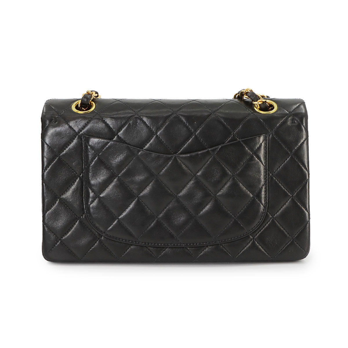 Matelasse 23 Chain Shoulder Bag Leather Black A01113 Vintage