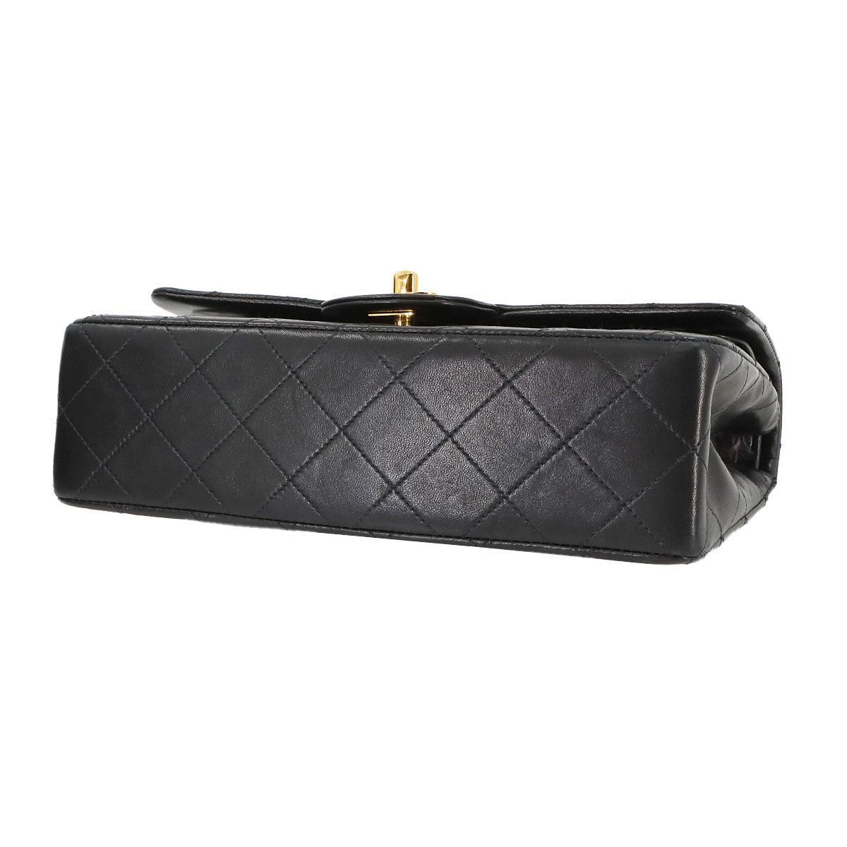 Matelasse 23 Chain Shoulder Bag Leather Black A01113 Vintage