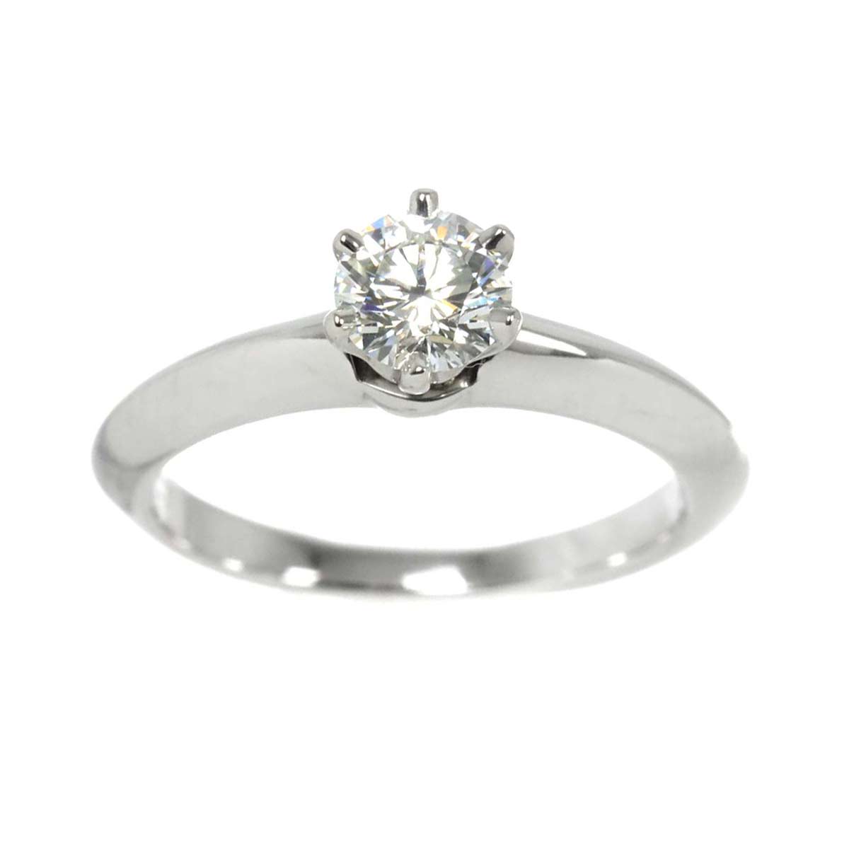 Diamond 0.39ct H/VS1 Ring Platinum Size3.25-3.75(US)