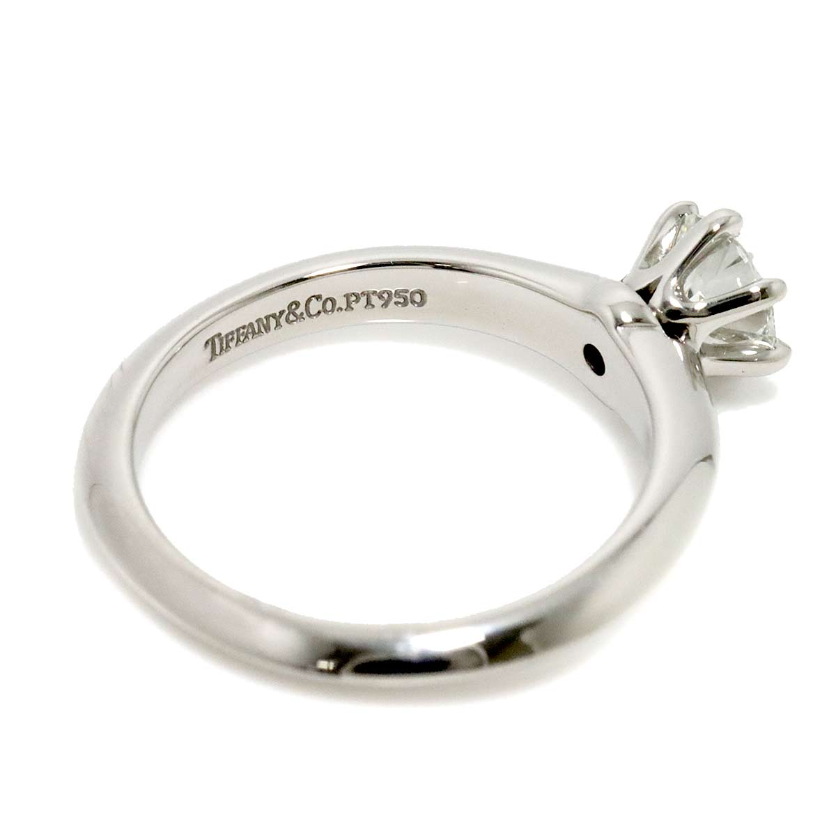 Diamond 0.39ct H/VS1 Ring Platinum Size3.25-3.75(US)