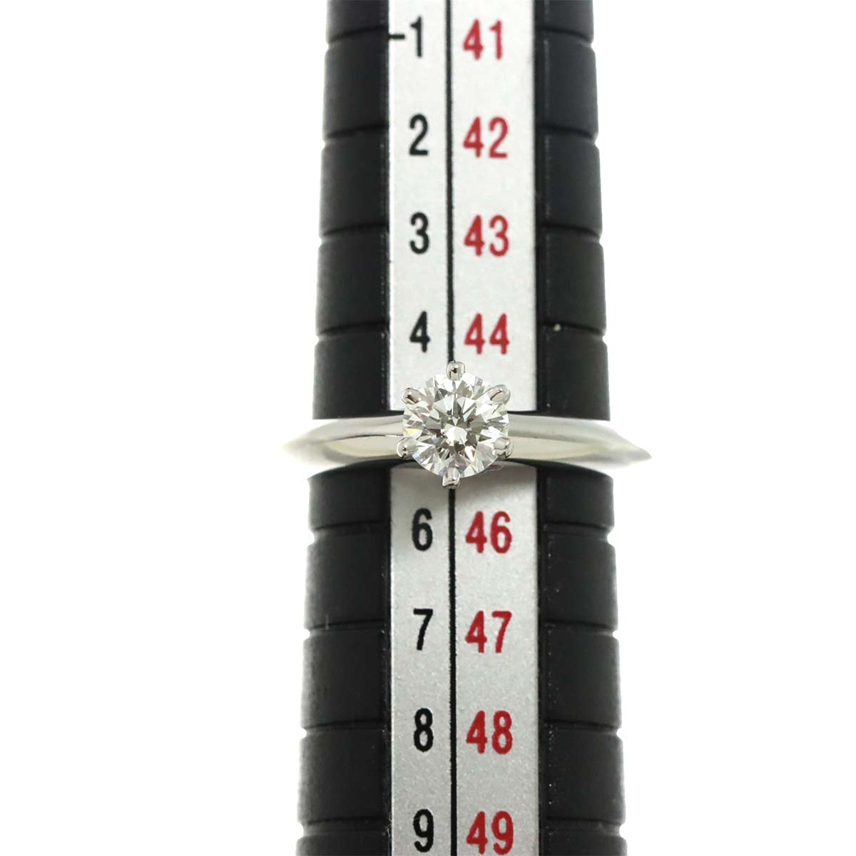 Diamond 0.39ct H/VS1 Ring Platinum Size3.25-3.75(US)