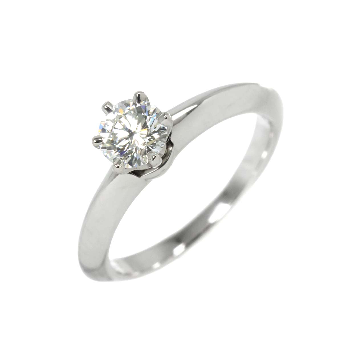 Diamond 0.39ct H/VS1 Ring Platinum Size3.25-3.75(US)