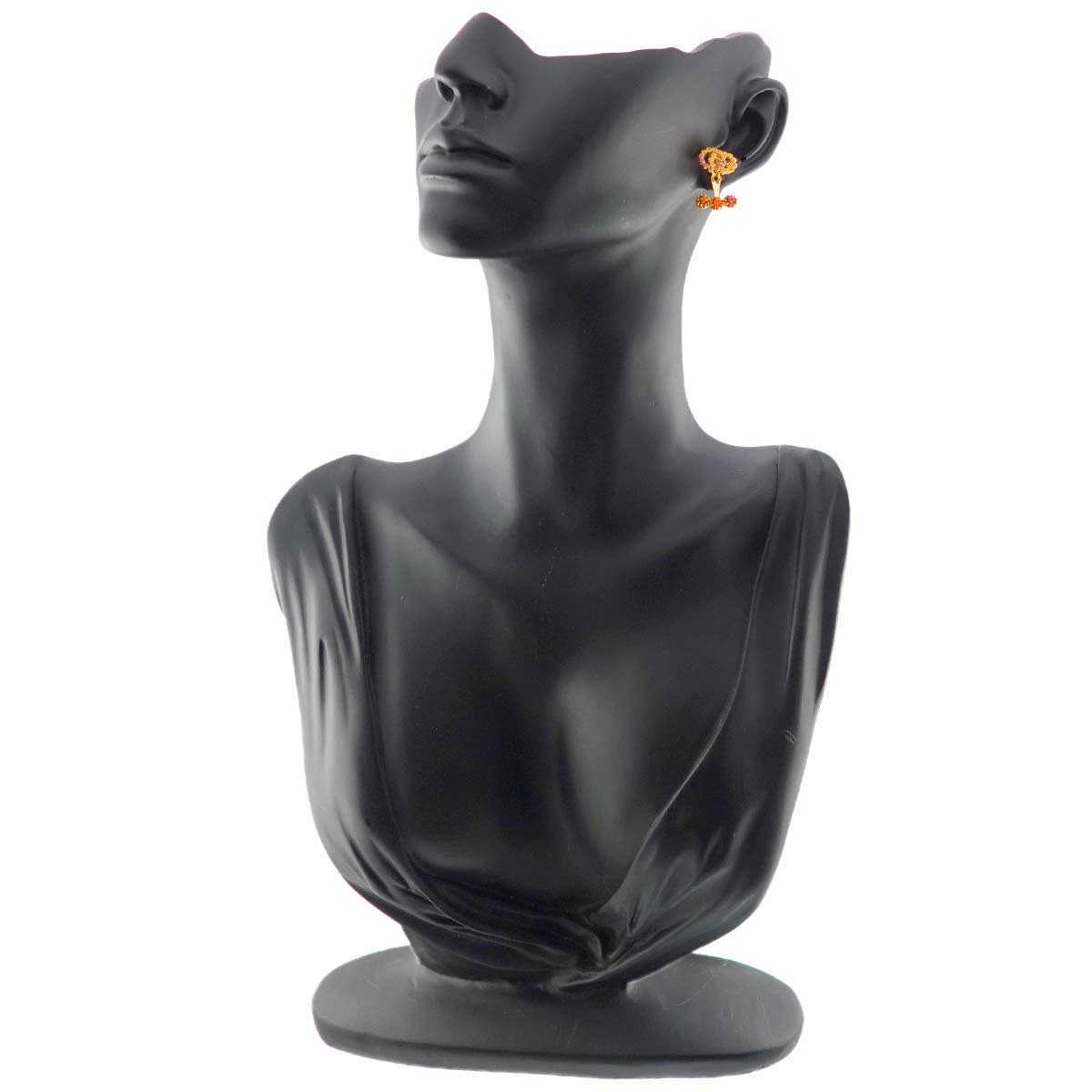 GG Logo Sapphire Earring Pierced 18K YG One Piece only