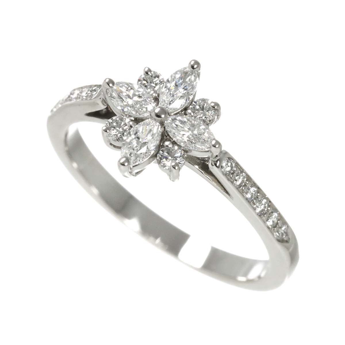 Victoria Diamond Ring Platinum Size5.25(US)
