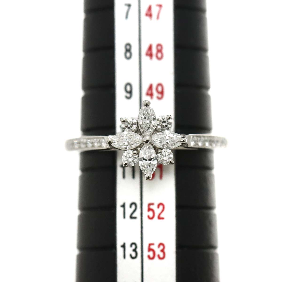 Victoria Diamond Ring Platinum Size5.25(US)