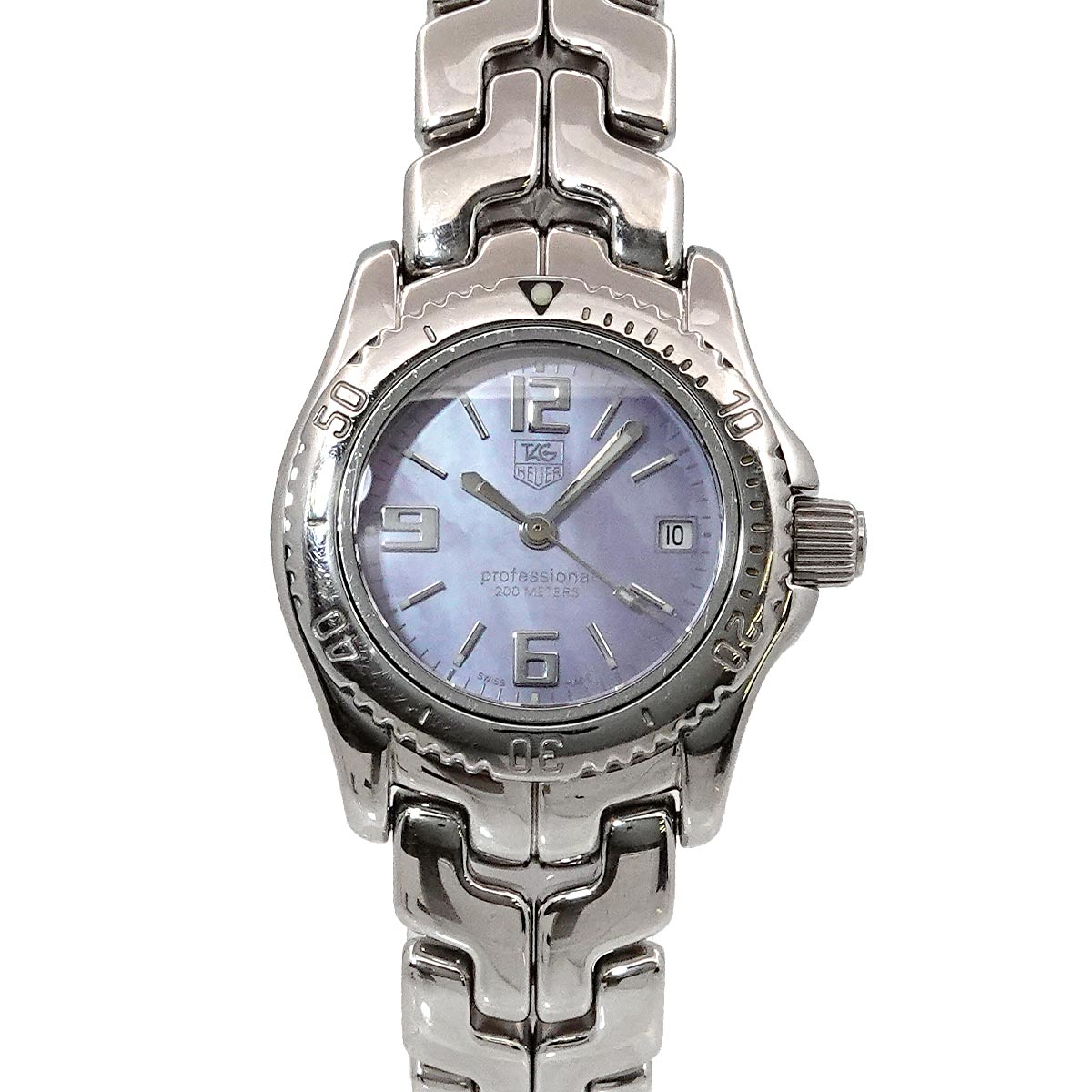 Link Professional WT141B Quartz Blue Shell Dial Ladies