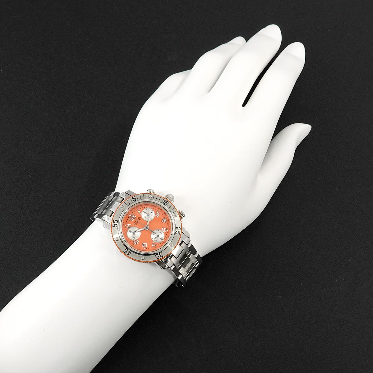 Clipper Diver CL2.316 Quartz Date Orange Dial Ladies Watch