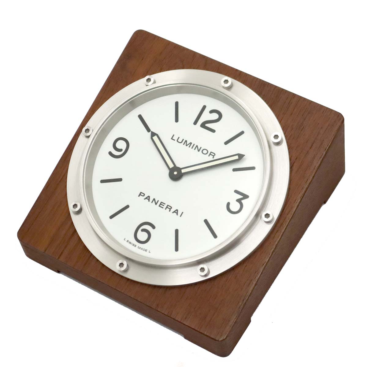 Table Clock PAM00314 Quartz White Dial Watch
