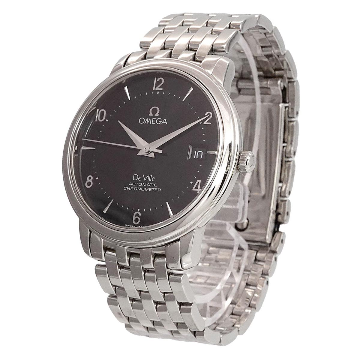 De Ville Prestige 4512 50 Automatic Black Dial Mens Watch