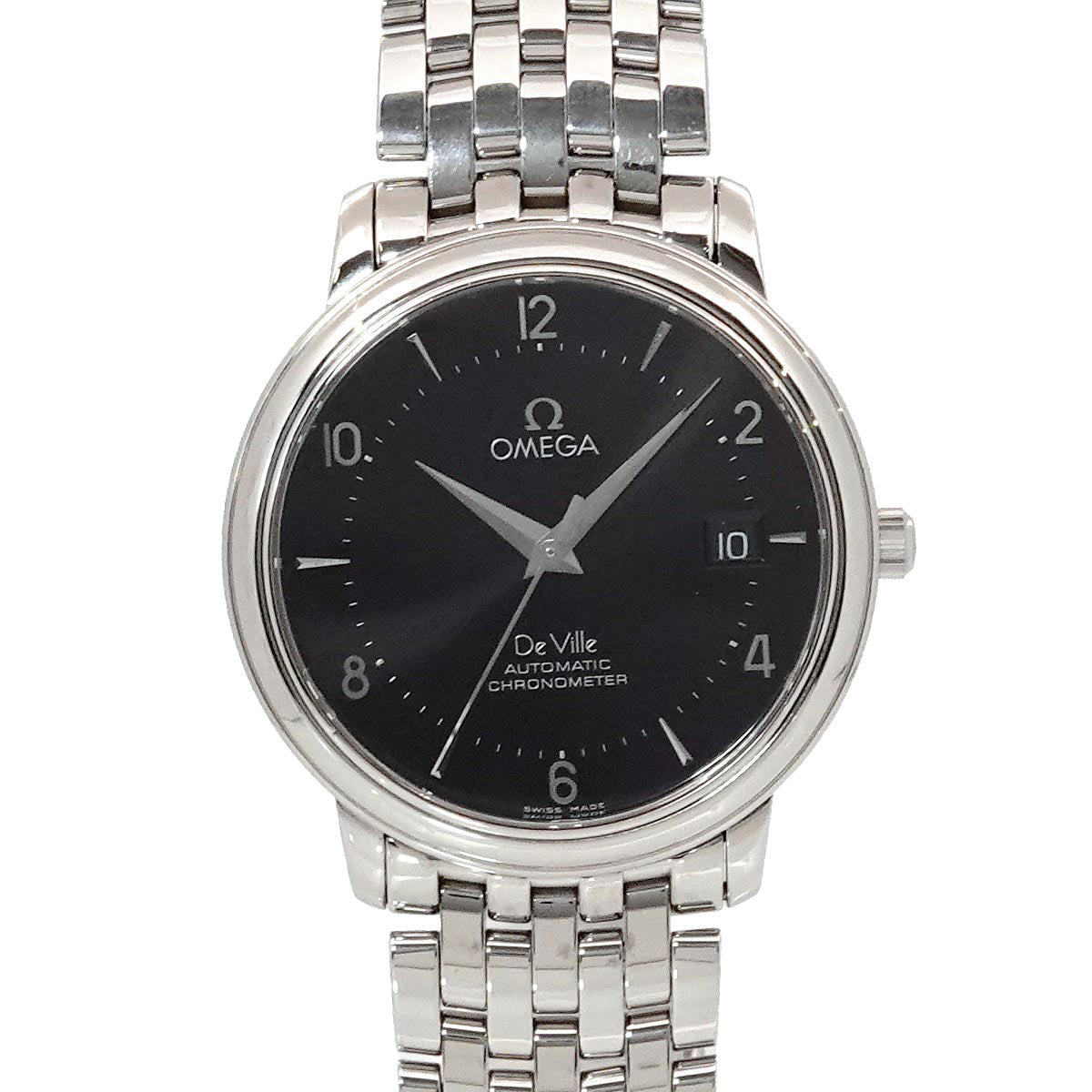 De Ville Prestige 4512 50 Automatic Black Dial Mens Watch