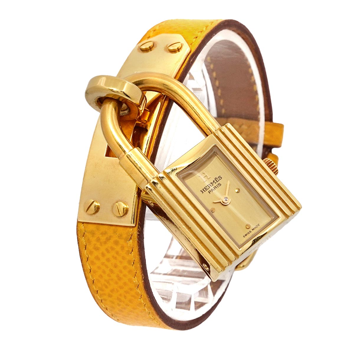 Kelly Watches Quartz Gold Dial Vintage Cadena Ladies Watch