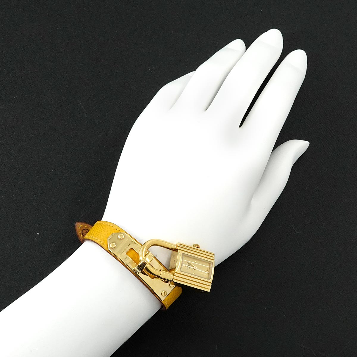 Kelly Watches Quartz Gold Dial Vintage Cadena Ladies Watch