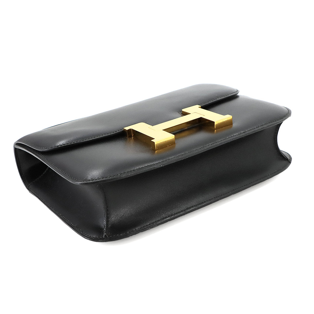 Constance 23 Shoulder Bag Box Calf Leather Black Vintage Purse 90275201