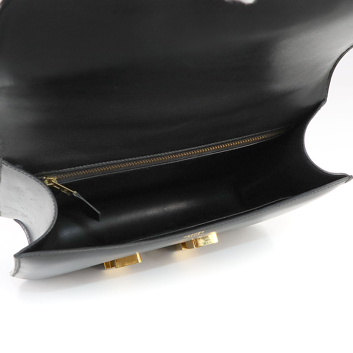 Constance 23 Shoulder Bag Box Calf Leather Black Vintage Purse 90275201