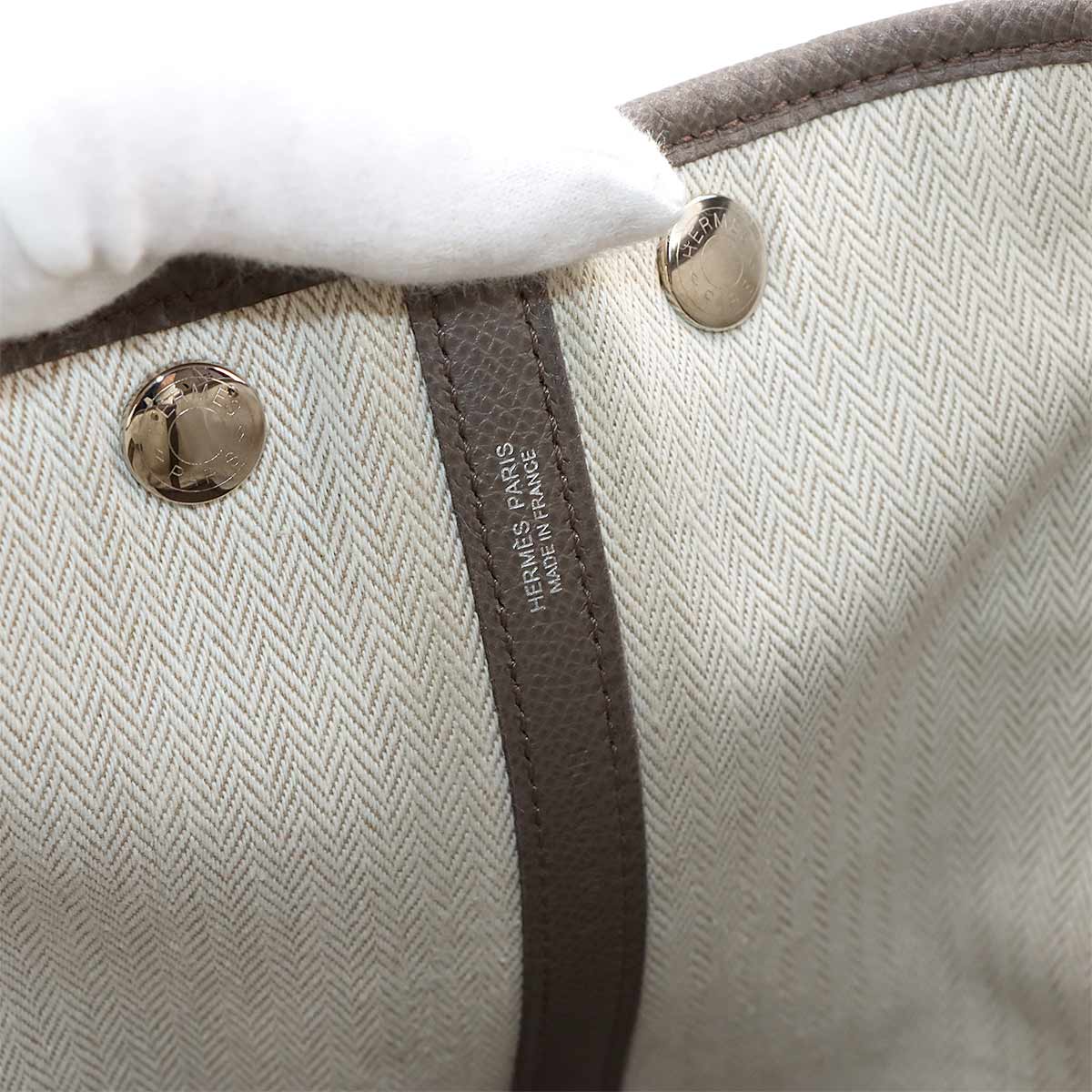 Garden Party 30 TPM Tote Bag Epsom Taupe Purse