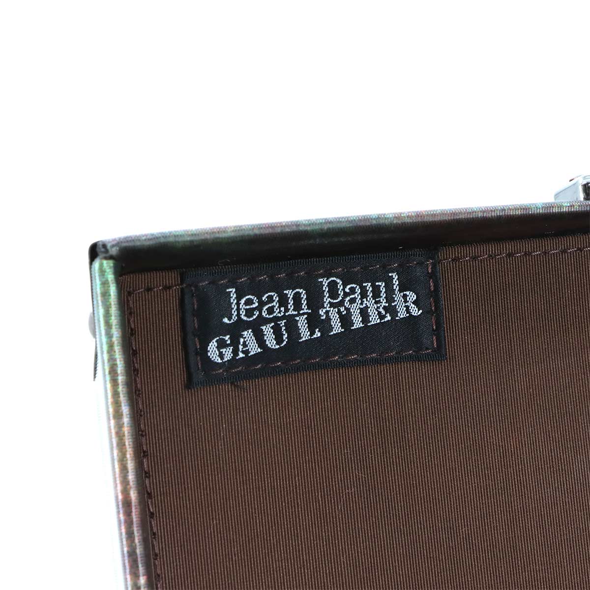 V Cyber Cosmetic Box Vanity Bag PVC Green